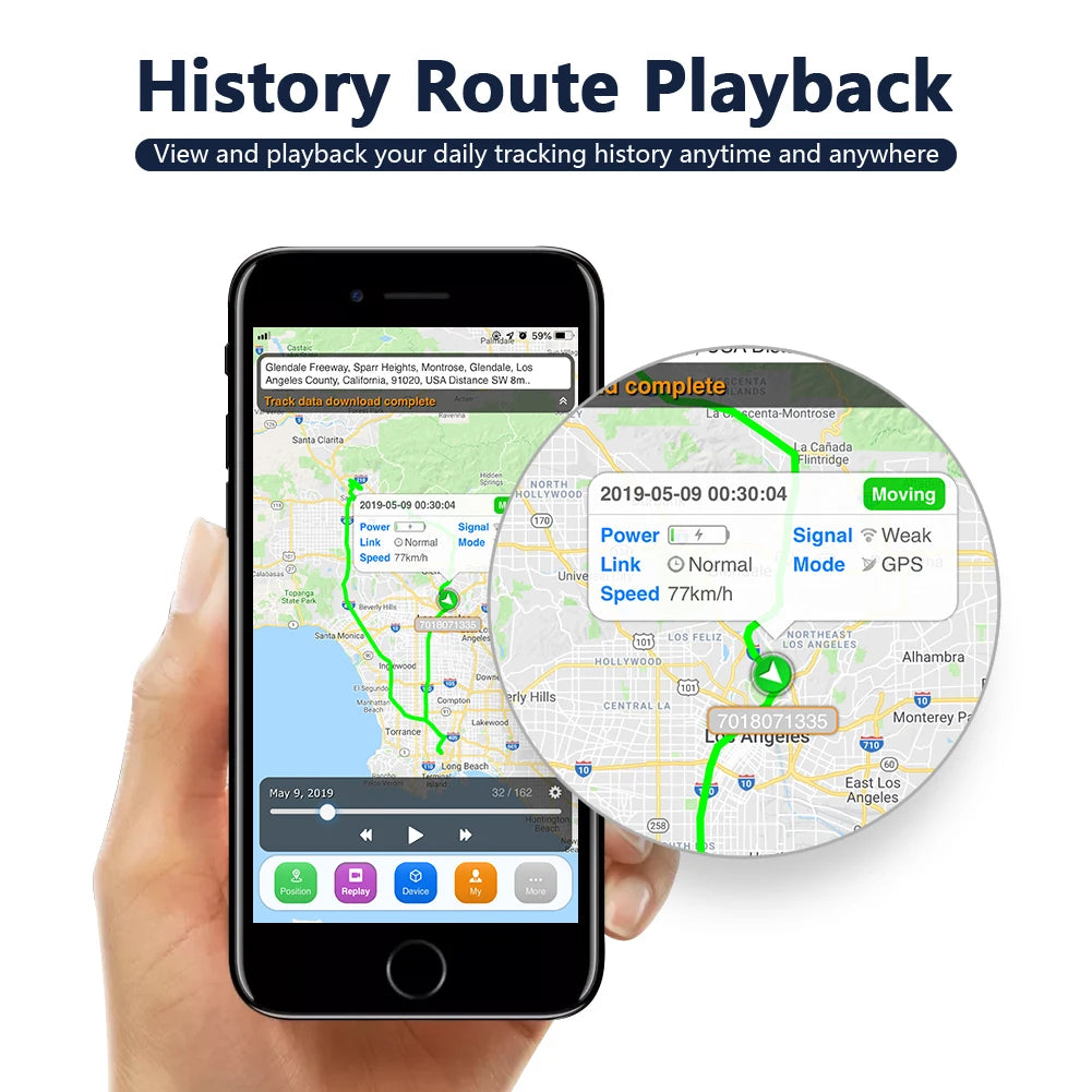 Mini GPS Tracker ST-901M for Vehicles - Real-Time Monitoring with App