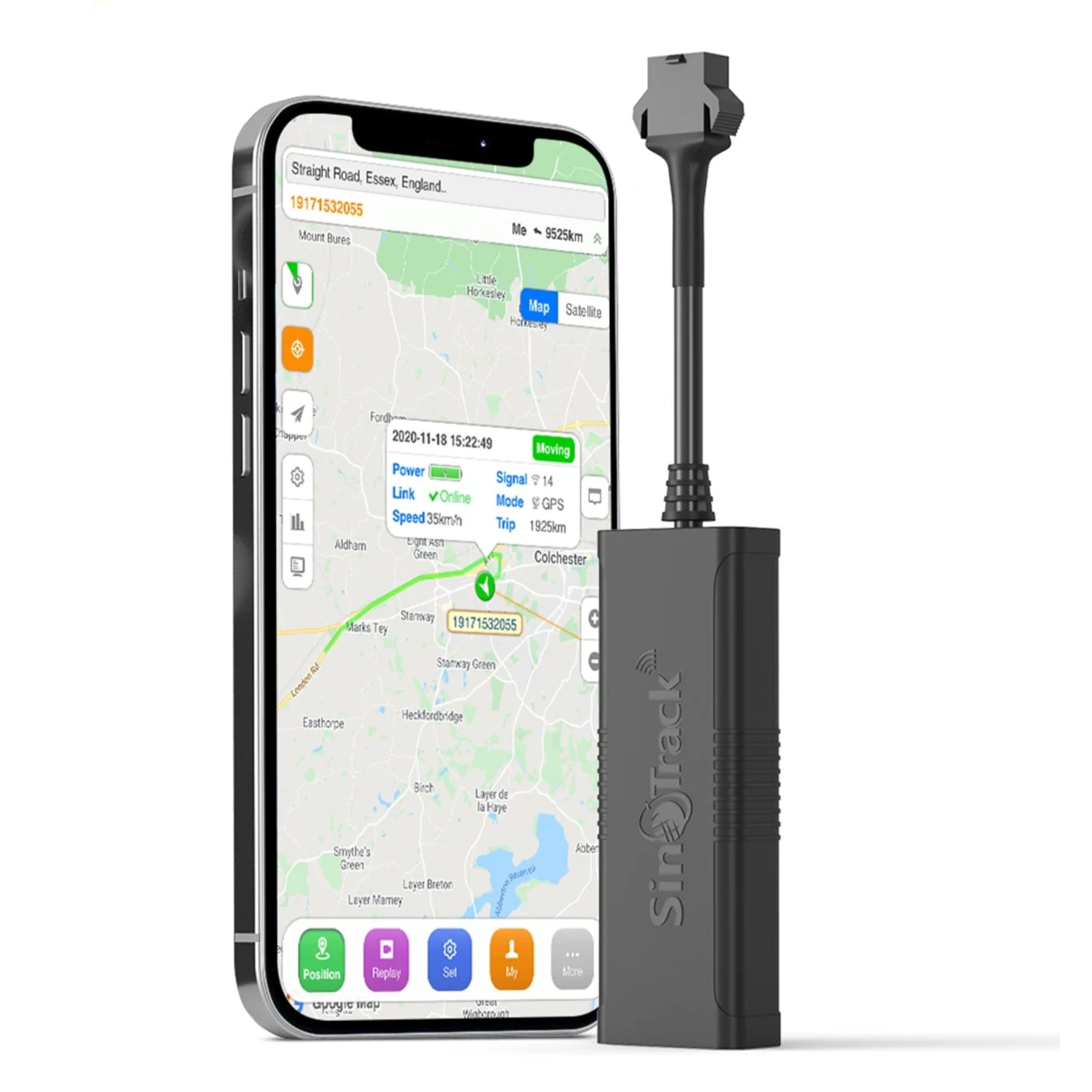 Mini GPS Tracker ST-901M for Vehicles - Real-Time Monitoring with App