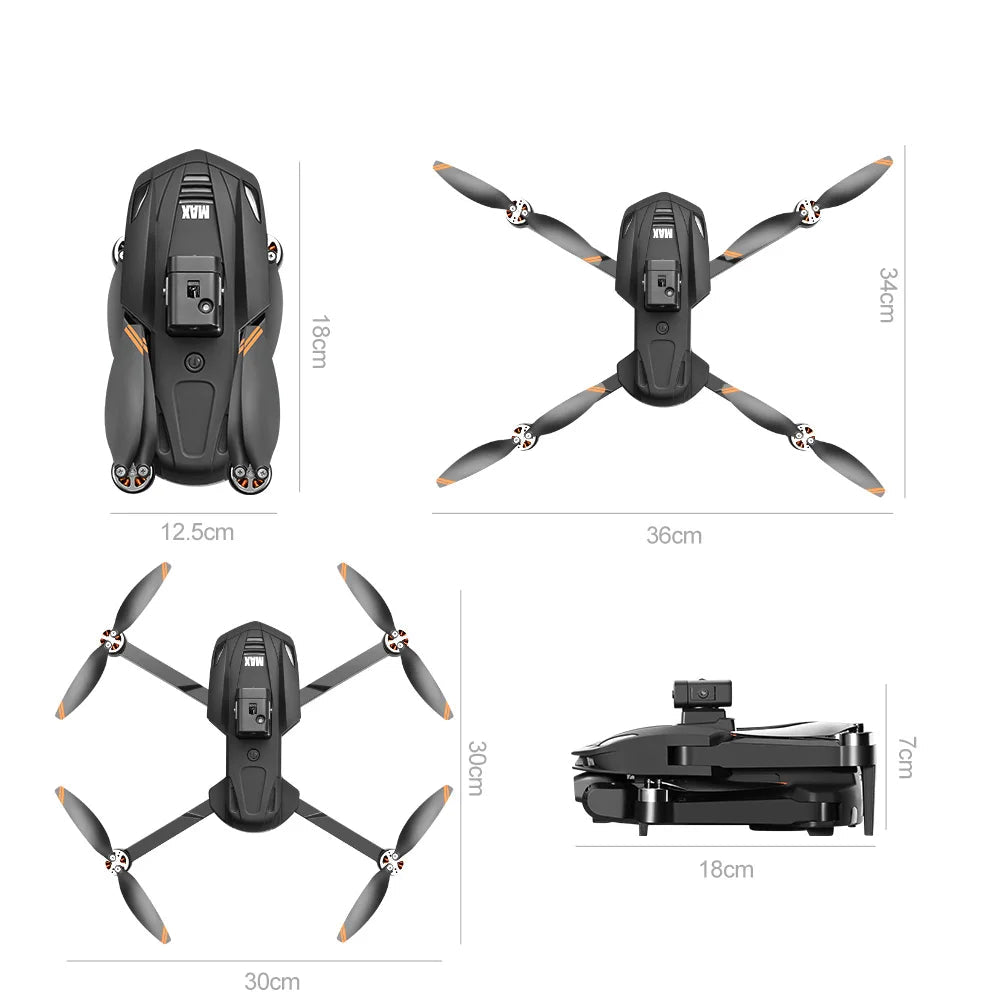 Drone V168 MA 5G GPS with 8K SONY Cam & Built-In Display