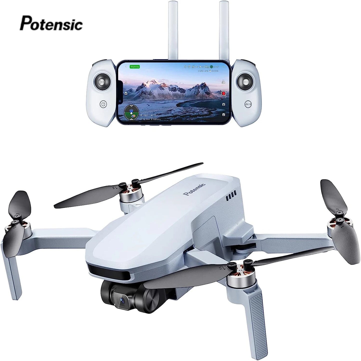 Potensic ATOM SE Drone: GPS, Auto Return, 4KM Range, Follow Me, Under 249g