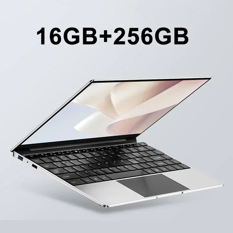 14.1" Ultra Slim Laptop, 16GB RAM, 2TB SSD, Intel N3700, FHD Display, Win 11 Pro