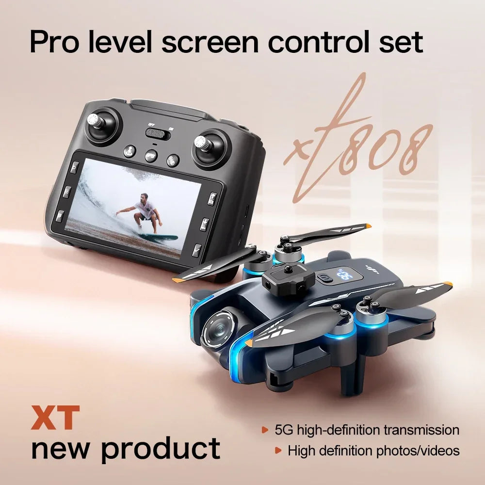 Xiaomi XT808 MAX GPS Drone, 8K HD Dual Camera, 5G WiFi, Obstacle Avoidance