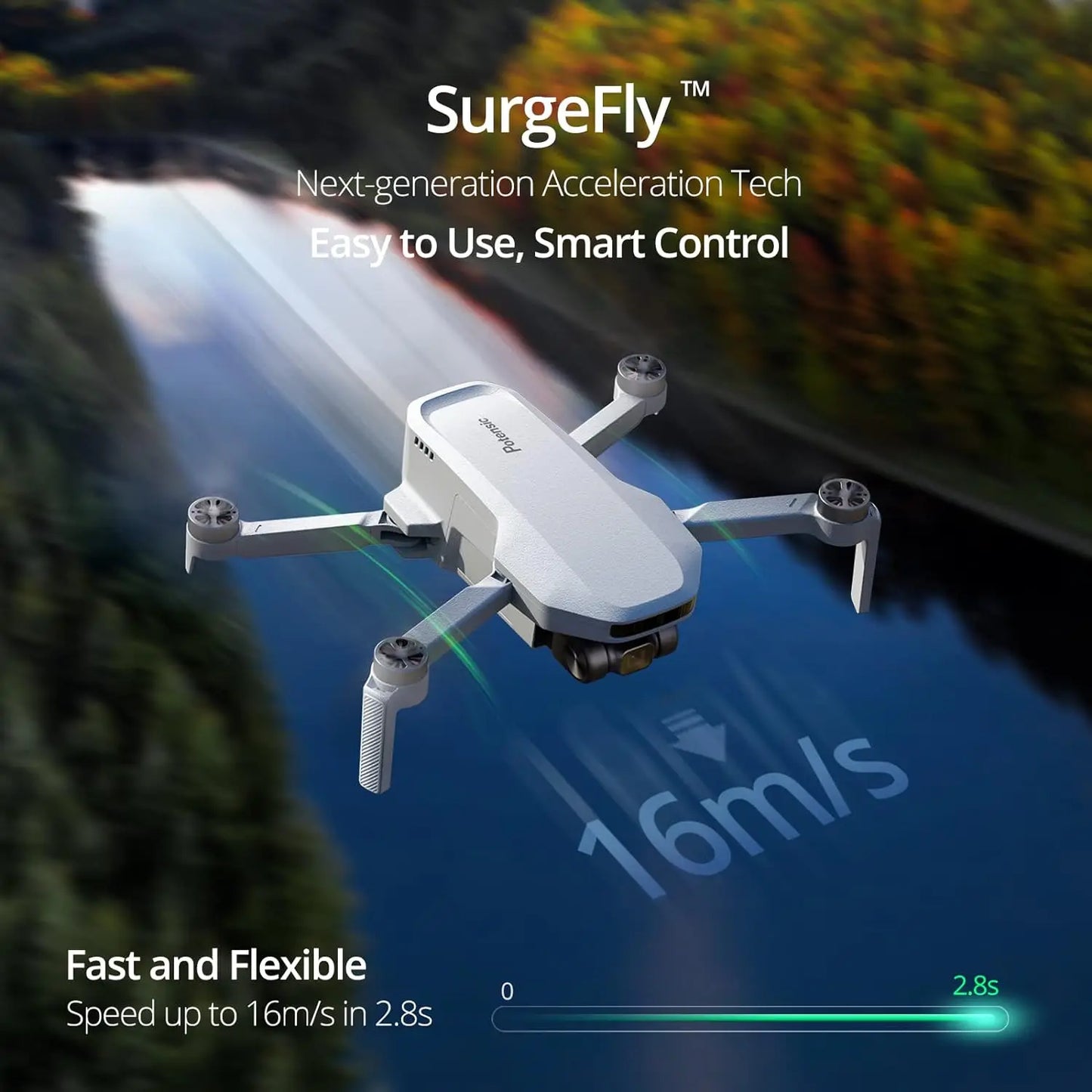 Potensic ATOM SE Drone: GPS, Auto Return, 4KM Range, Follow Me, Under 249g
