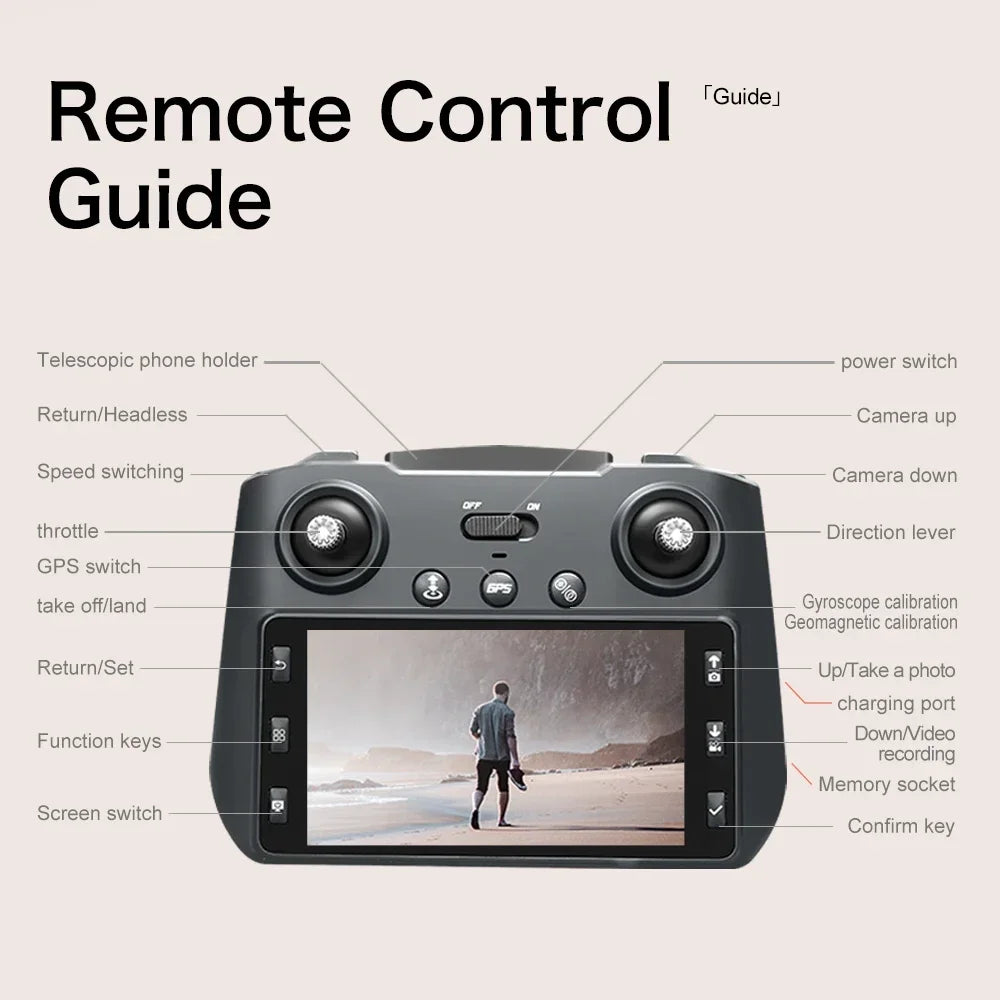 Xiaomi XT808 MAX GPS Drone, 8K HD Dual Camera, 5G WiFi, Obstacle Avoidance