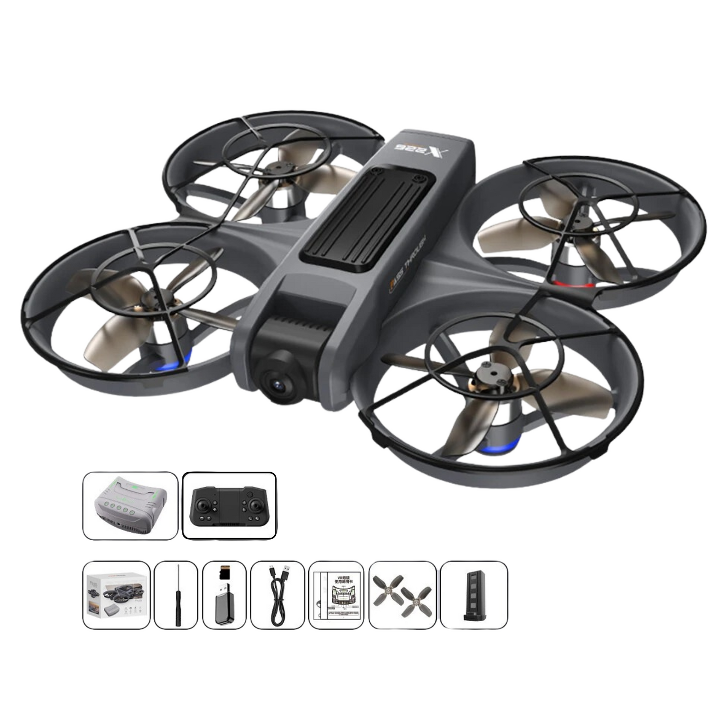 Xiaomi X226 VR Drone 8K HD Dual Camera, GPS, 5G, Brushless Motor