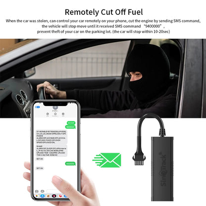 Mini GPS Tracker ST-901M for Vehicles - Real-Time Monitoring with App