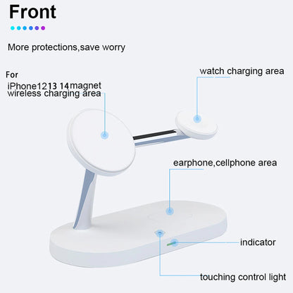 3 in 1 Wireless Fast Charger Station