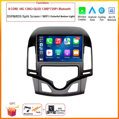 Android 14 Multimedia Car Stereo with DSP, Wi-Fi, and GPS for Hyundai i30 (2006–2011)