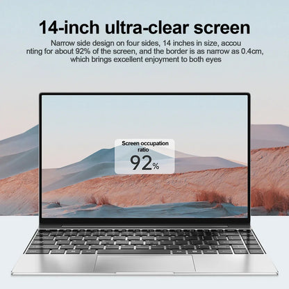 14.1" Ultra Slim Laptop, 16GB RAM, 2TB SSD, Intel N3700, FHD Display, Win 11 Pro