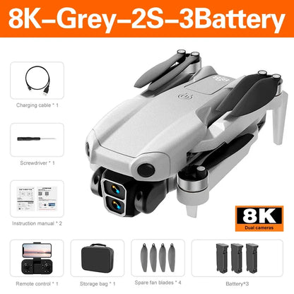 Xiaomi Mijia A888 PRO 8K HD Dual Camera 5G FPV Folding Drone Toy