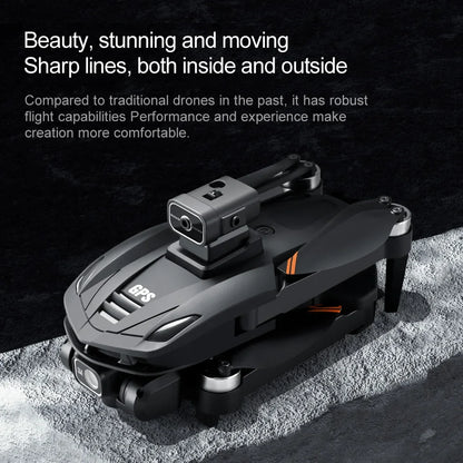 V168 PRO 8K GPS Drone HD Cam FPV 5G WiFi Foldable RC with Obstacle Avoid.