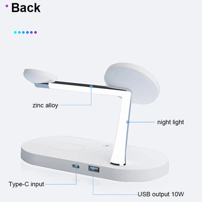3 in 1 Wireless Fast Charger Station