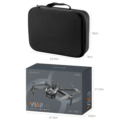 V168 PRO 8K GPS Drone HD Cam FPV 5G WiFi Foldable RC with Obstacle Avoid.