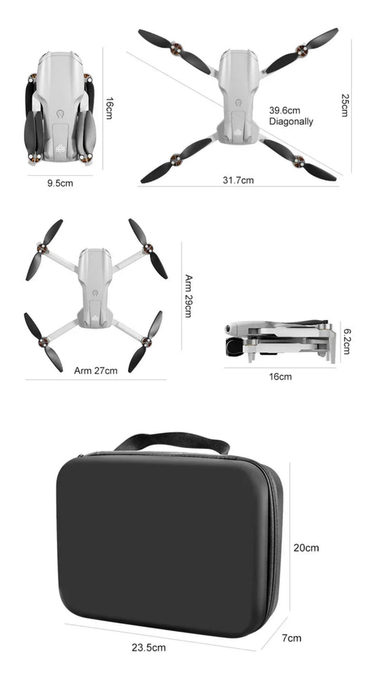 Xiaomi Mijia A888 PRO 8K HD Dual Camera 5G FPV Folding Drone Toy