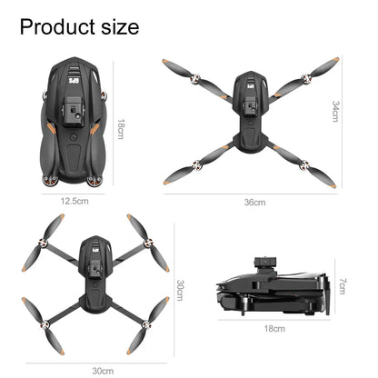 V168 PRO 8K GPS Drone HD Cam FPV 5G WiFi Foldable RC with Obstacle Avoid.
