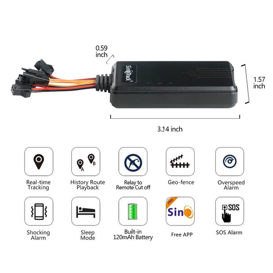 SinoTrack 4G GPS Tracker ST-906L with Cut Off & Online Tracking