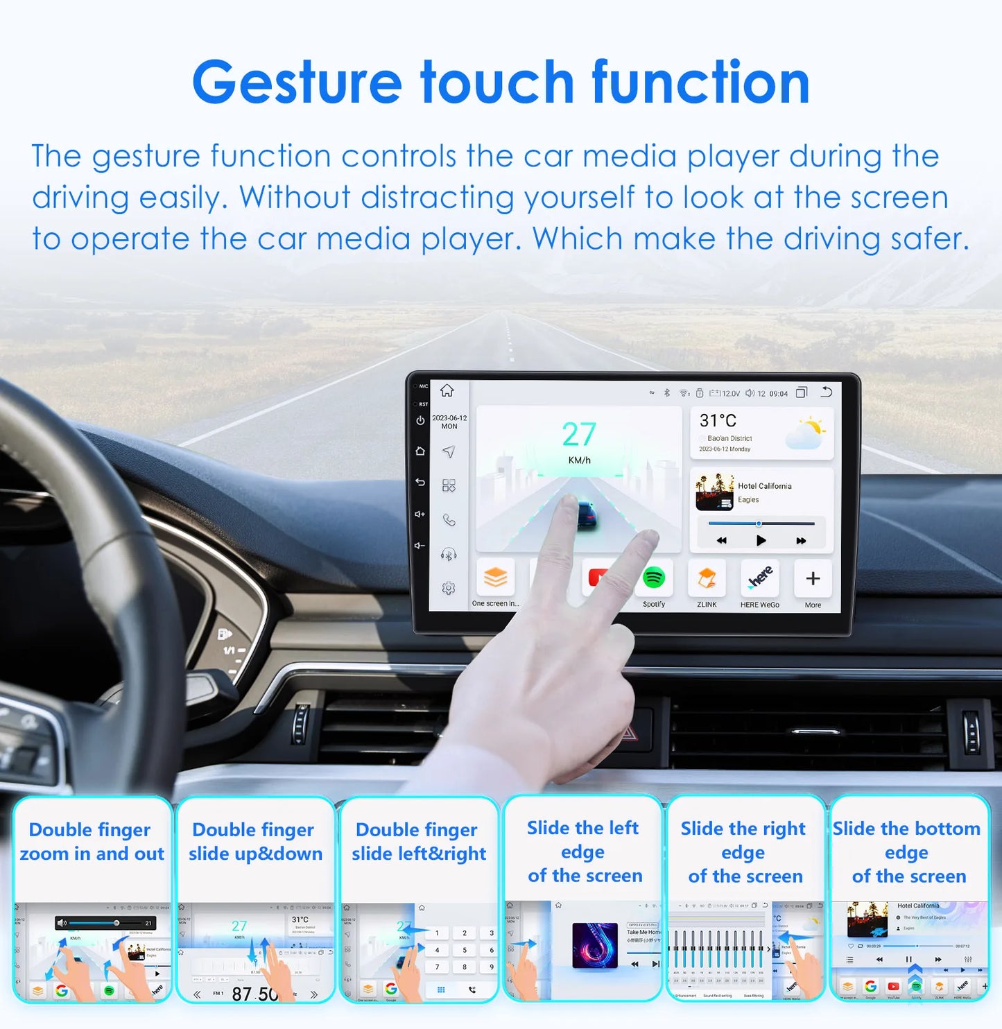 2Din Android 13 CarPlay Stereo 7862 WIFI For Opel Insignia 2009-2013