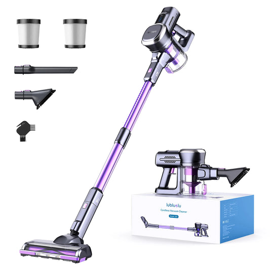 Lubluelu 25000Pa Cordless 6-in-1 Stick Vacuum - Powerful for Home, Carpet & Pet Hair